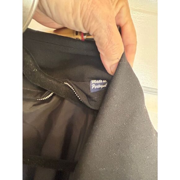 Trench coat unisex 100%wool made in Portugal xxl women’s or mens Large - Picture 2 of 13